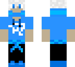 white hair kid