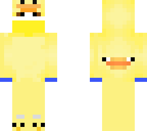 yellow tnt boy in ducky suit