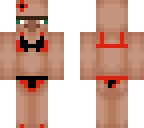 beach villager (red)