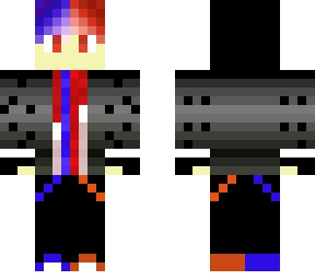 blue and red shadow
