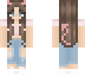 brown hair devil w/ jeans & shirt