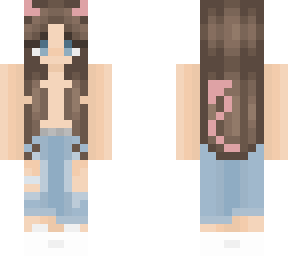 brown hair devil w/ jeans