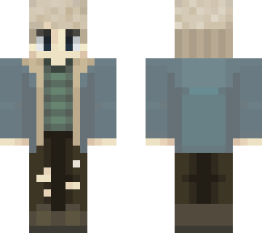 cute blonde winter boy