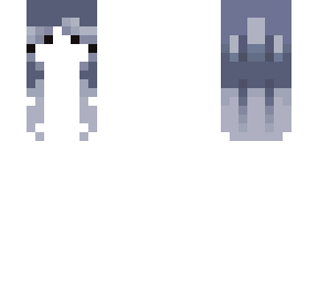 dark blue hair