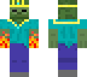 fire zombie king
