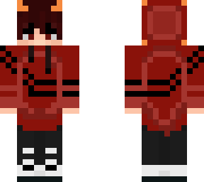 glowing red demon teen