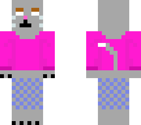 gray cat with chainmail legings