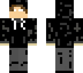 guy with black hoodie