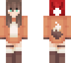 haloween fox girl with short brown hair