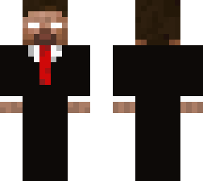 herobrine with a suit