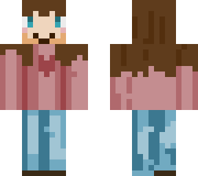 kawaii girl skin