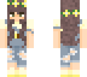 light brown hair with a bee costume