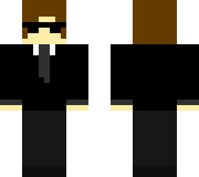 man in black