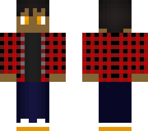 person in a flannel fixed