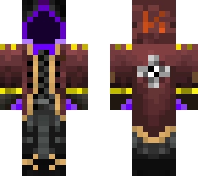 purple wizard in a coat