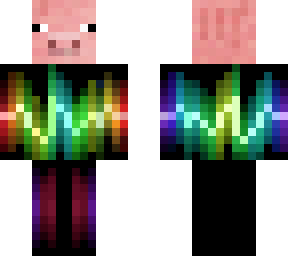 rainbow pig