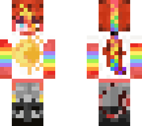 rainbow red demon.