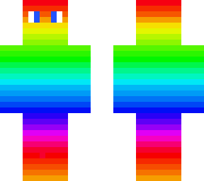 rainbow with eyes