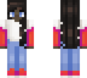 red and blue