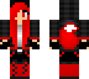 red wolf girl | Minecraft Skin
