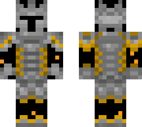 silver and gold knight