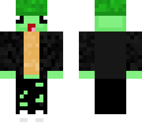 turtle with leater jacket