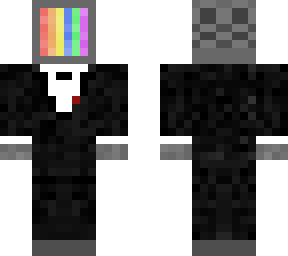 tv man tuxedo and school girl out fit