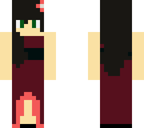 updated girl in dress