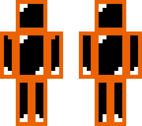black and orange