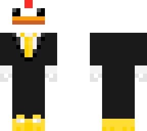 chicken in a suit