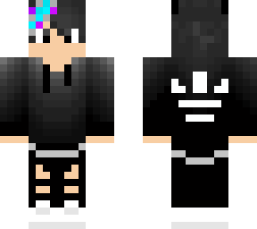 galaxy dye hair, black sweater. p1
