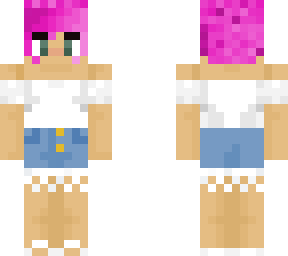 girl with pink hair