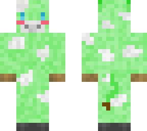 green cow