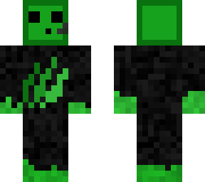 green gamer slime skin