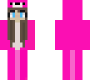 hermosa skin de osito rosada