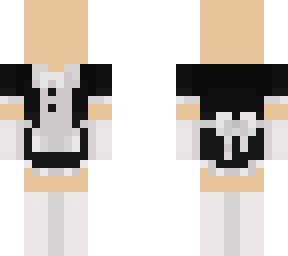 maid outfit with light(er) skin