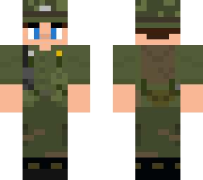 me as a soldier (just changed the hair a bit and the eyes, not mine)