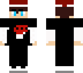 me in a santa hat