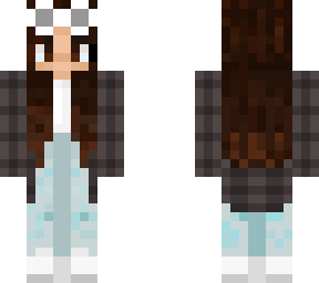 my skin with clout googles on head