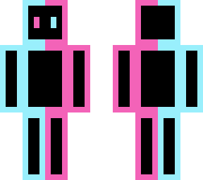 pink&blue colorblock (dark version)