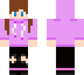 pink sweatshirt girl