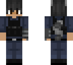police raccoon boy skin edited