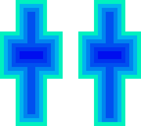 radiant blue