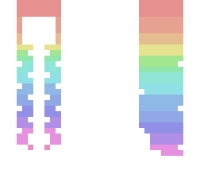 rainbow hair base (no shading)