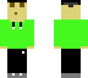 random guy with a slime face