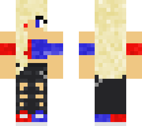 red and blue top