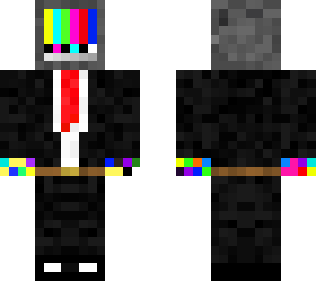 tv head with tuxe