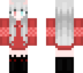 white hair girl