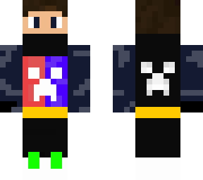 a gamer boy with creeper