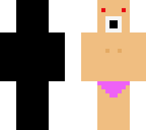 backwards man in bakini